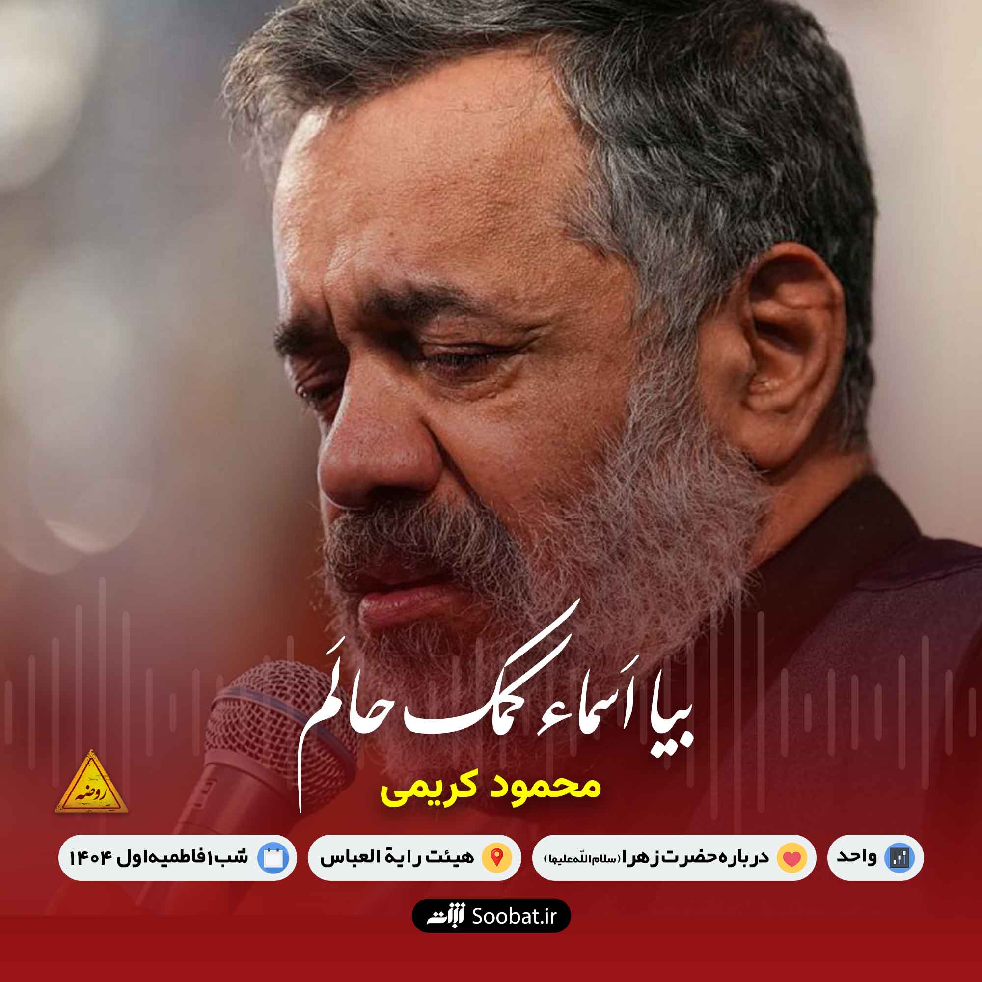 مادرم بگو از شلوغی شب جمعه های حرم بگو