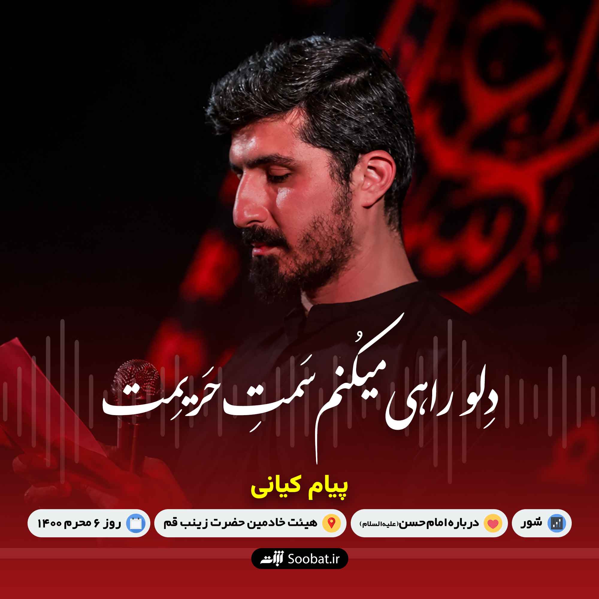 دلو راهی میکنم سمت حریمت